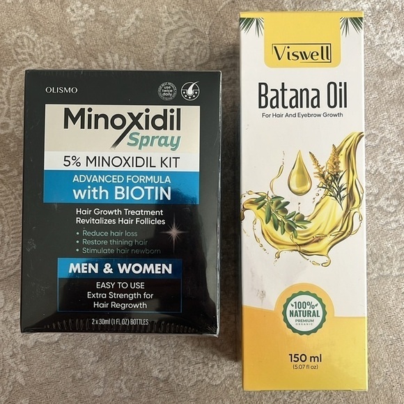 Brand New Hair Growth Treatment Bundle Batana Oil Minoxidil Spray Revitalizing - Picture 2 of 12